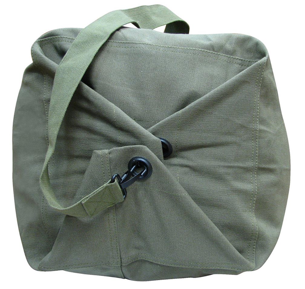 Stansport 1205 Deluxe Duffel Bag with Shoulder Strap - Olive Drab