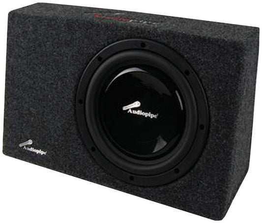 Audiopipe APSB10SLM 10" Shallow Mount Enclosure 400W Max