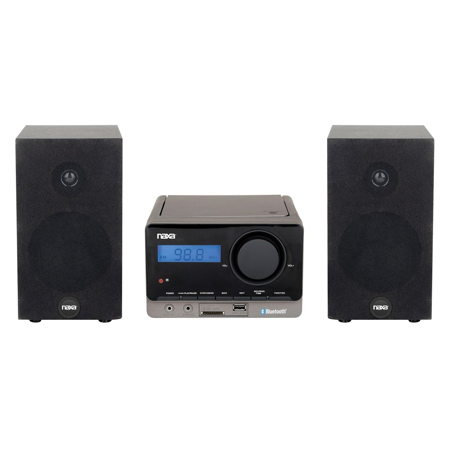 Naxa NS-442 MP3 Microsystem w/Bluetooth
