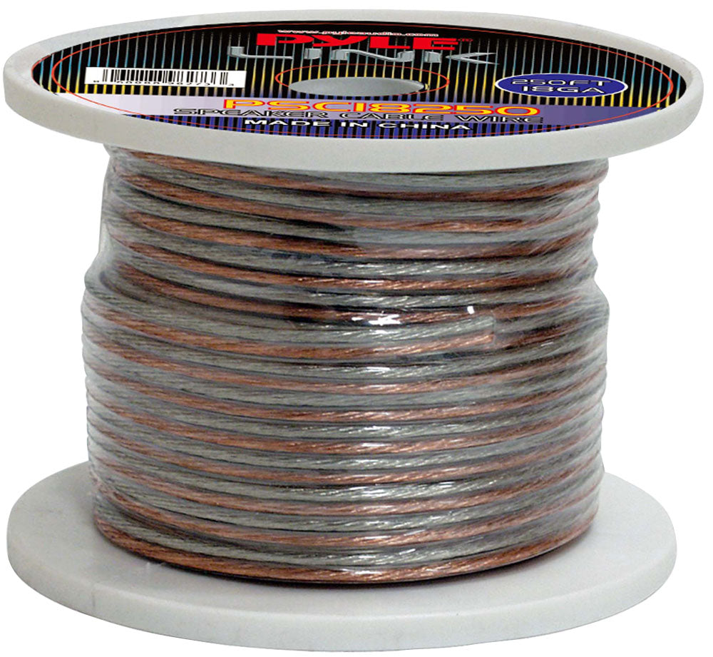 Pyle PSC18250 18 Gauge 250 ft. Spool of High Quality Speaker Wire