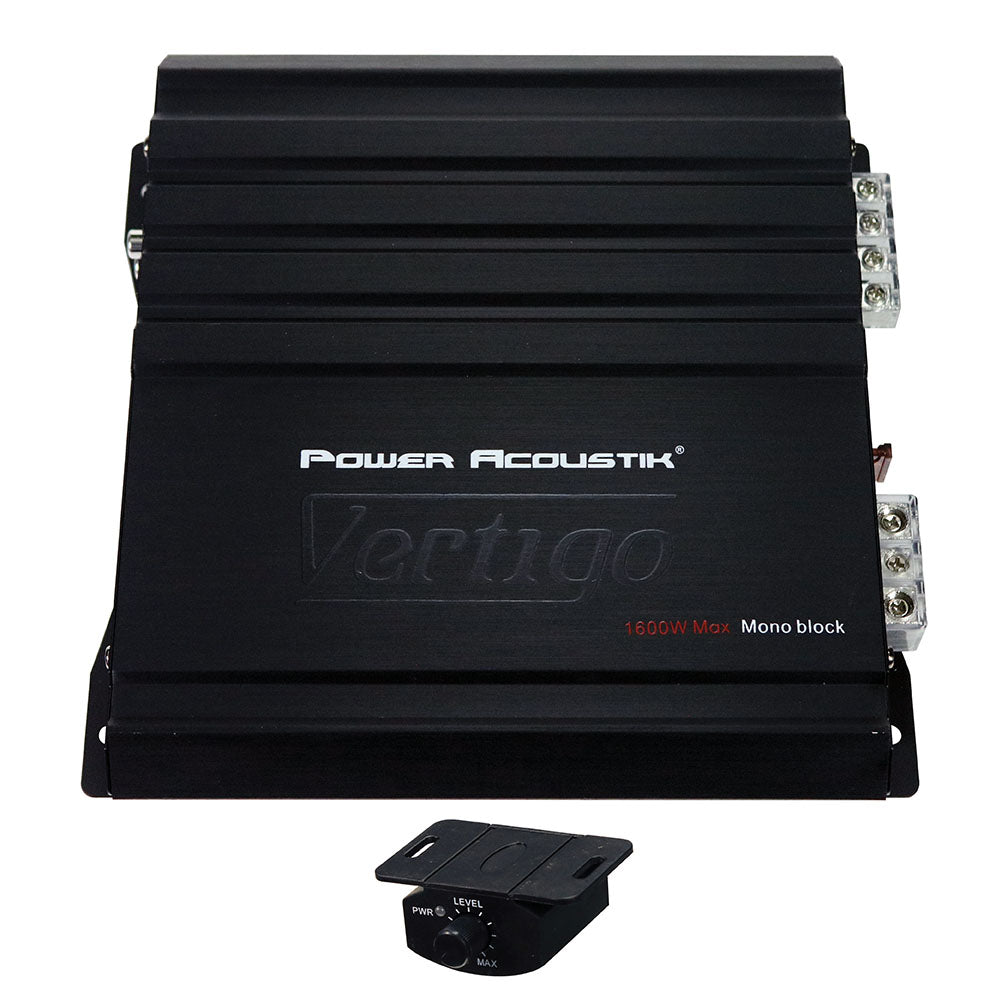 Power Acoustik VA11600D Vertigo Series Monoblock Amplifier 1600W Max