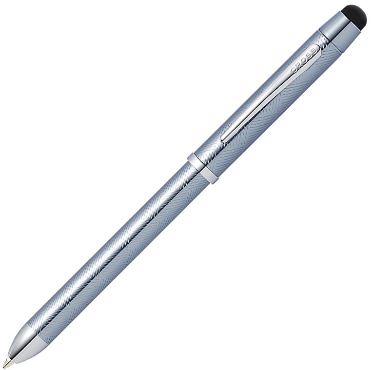 Cross AT009014 Tech3+  Engraved Frosty Steel Multifunction Pen