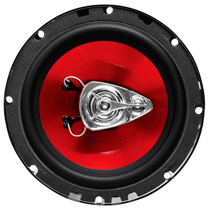 Boss CH6530 6.5" Speaker 3-Way Red Poly Injection Cone
