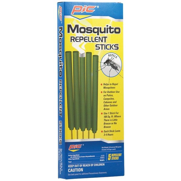 PIC MOS-STK Area Mosquito Repellent Sticks, 5 pk
