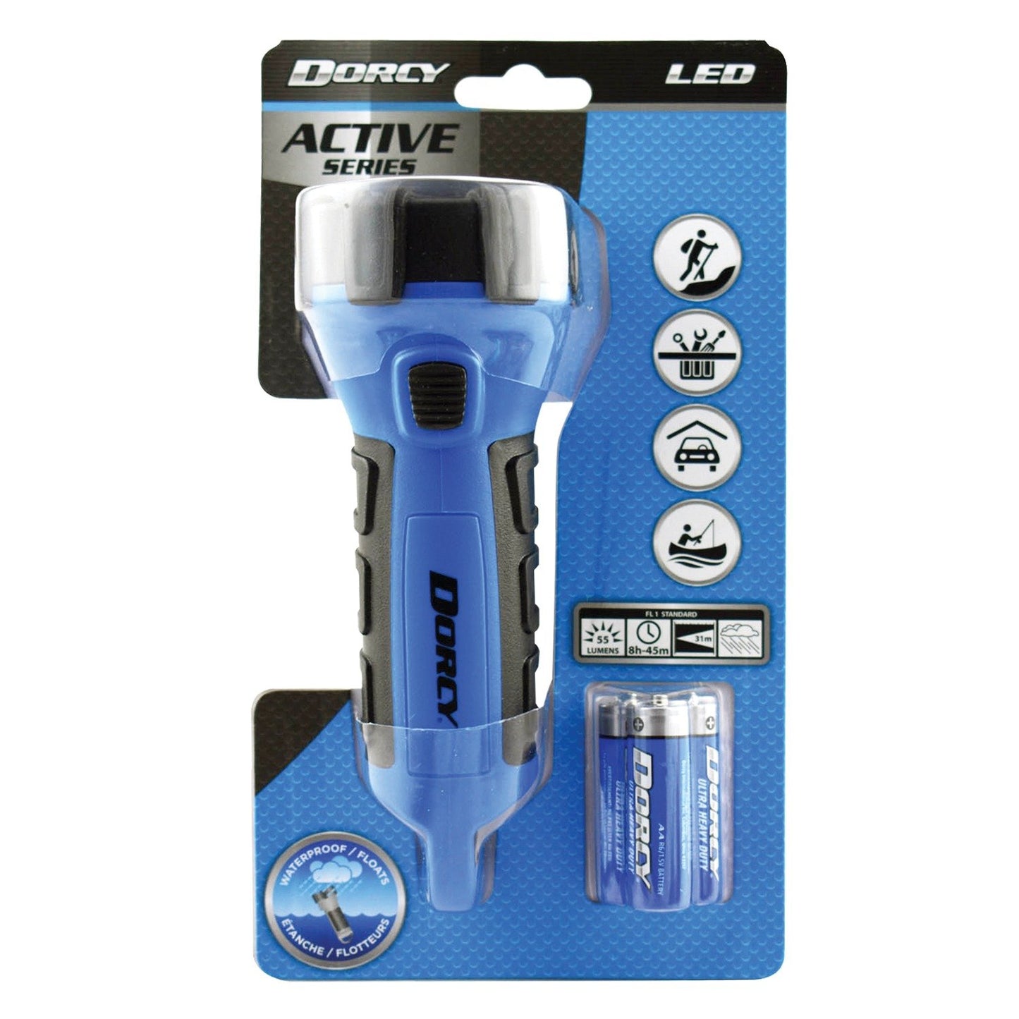 DORCY 41-2514 55Lm LED Flashlight (Blue)