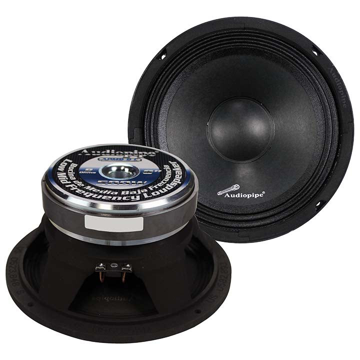 Audiopipe APMB8 8" 500 Watt Mid Range Car Speaker