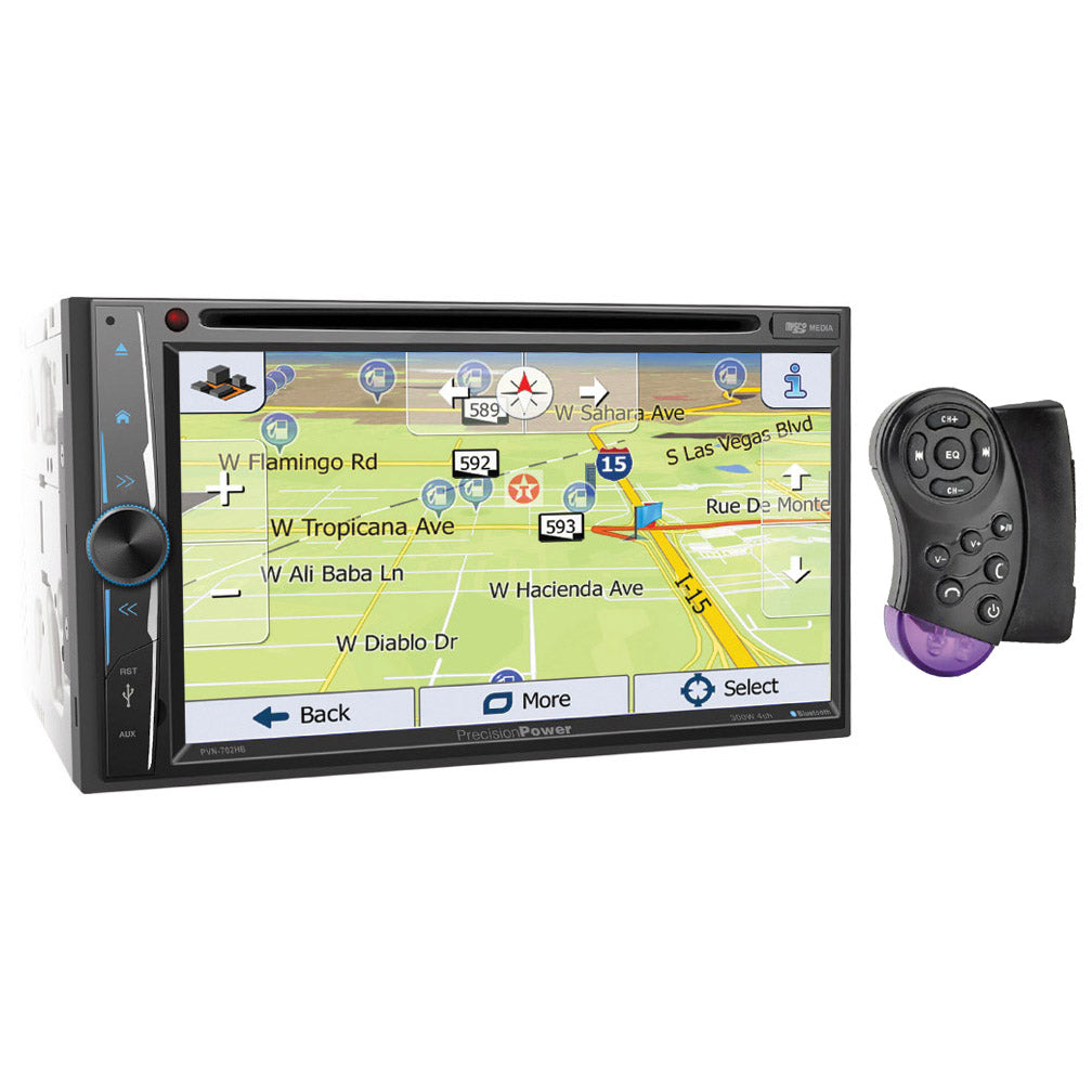 Precision Power PVN702HB 7" Navigation Dvd DDin With BT Android Phonelink Remote