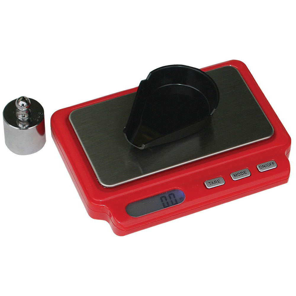 MTM DS750 Mini Digital Reloading Scale -(2) Aaa Batteries - Red