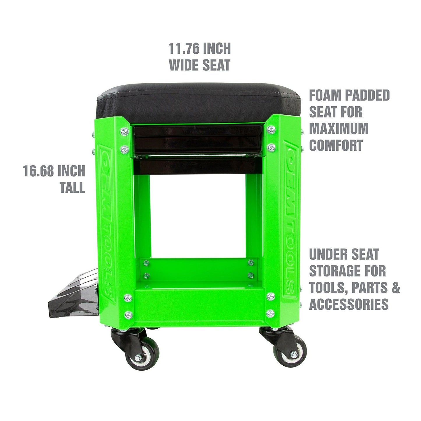 OEM Tools 24993 Workshop Creeper Seat (Green)