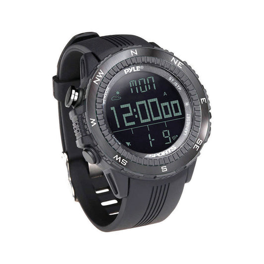 Pyle PSWWM82BK Multifunction Active Sports Watch Black