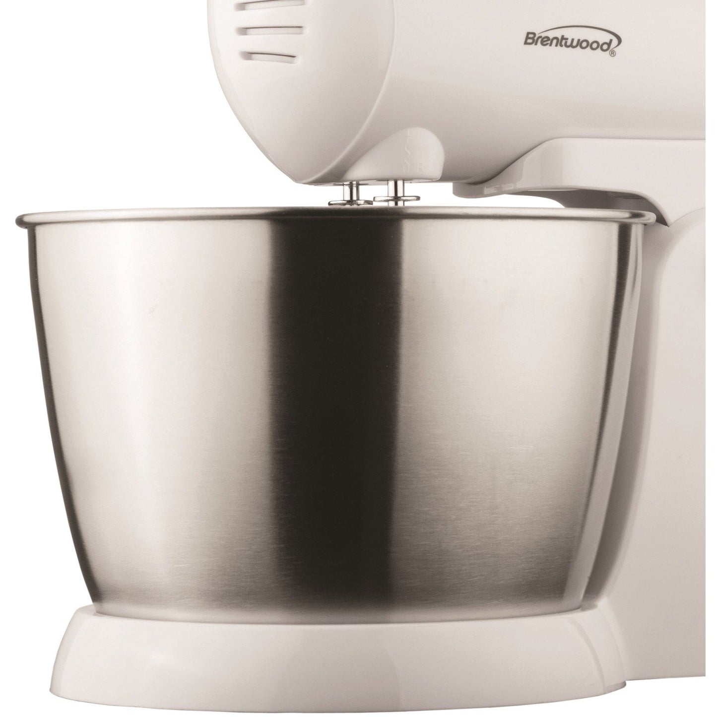 Brentwood Appl. SM-1152 5-Speed + Turbo Electric Stand Mixer w/Bowl (White)