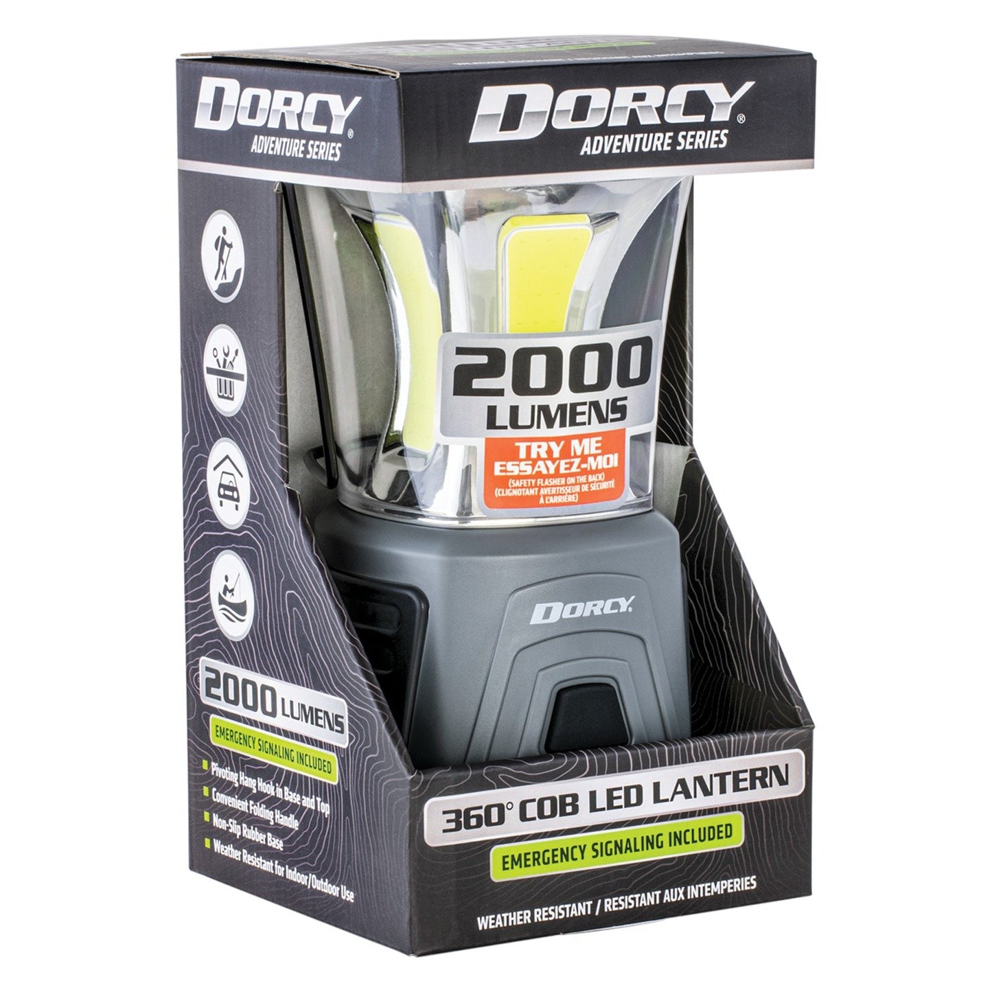 Dorcy 413119 2,000-Lumen Adventure Max Lantern