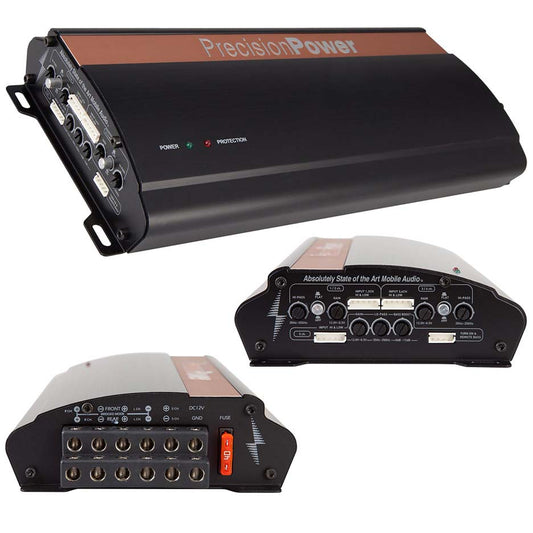 Precision Power i640.5 640-Watt 5-Channel iON Series Class D Full-Range Digital Stereo Bridgeable Amplifier