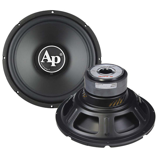 Audiopipe TSPP212 12" Woofer, 300W RMS/1000W Max, Dual 4 Ohm Voice Coils