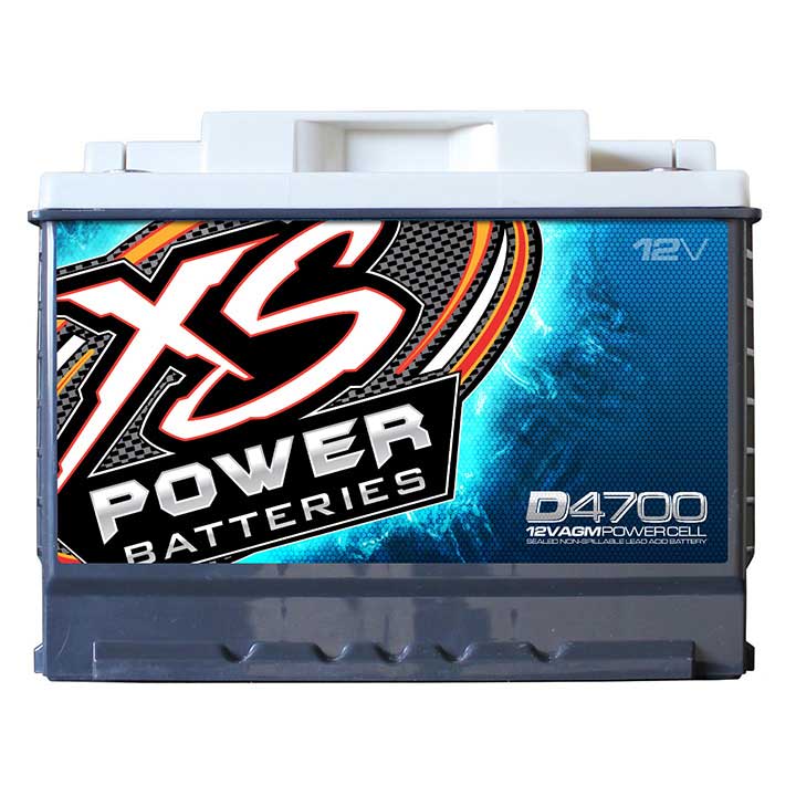 XS Power D4700 2000/3000W 12V BCI GROUP 47 AGM Battery 50AH