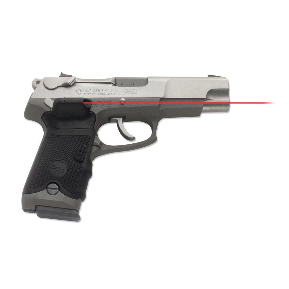 Crimson Trace LG389 Lasergrips for Ruger P-Series Pistols, Red Laser