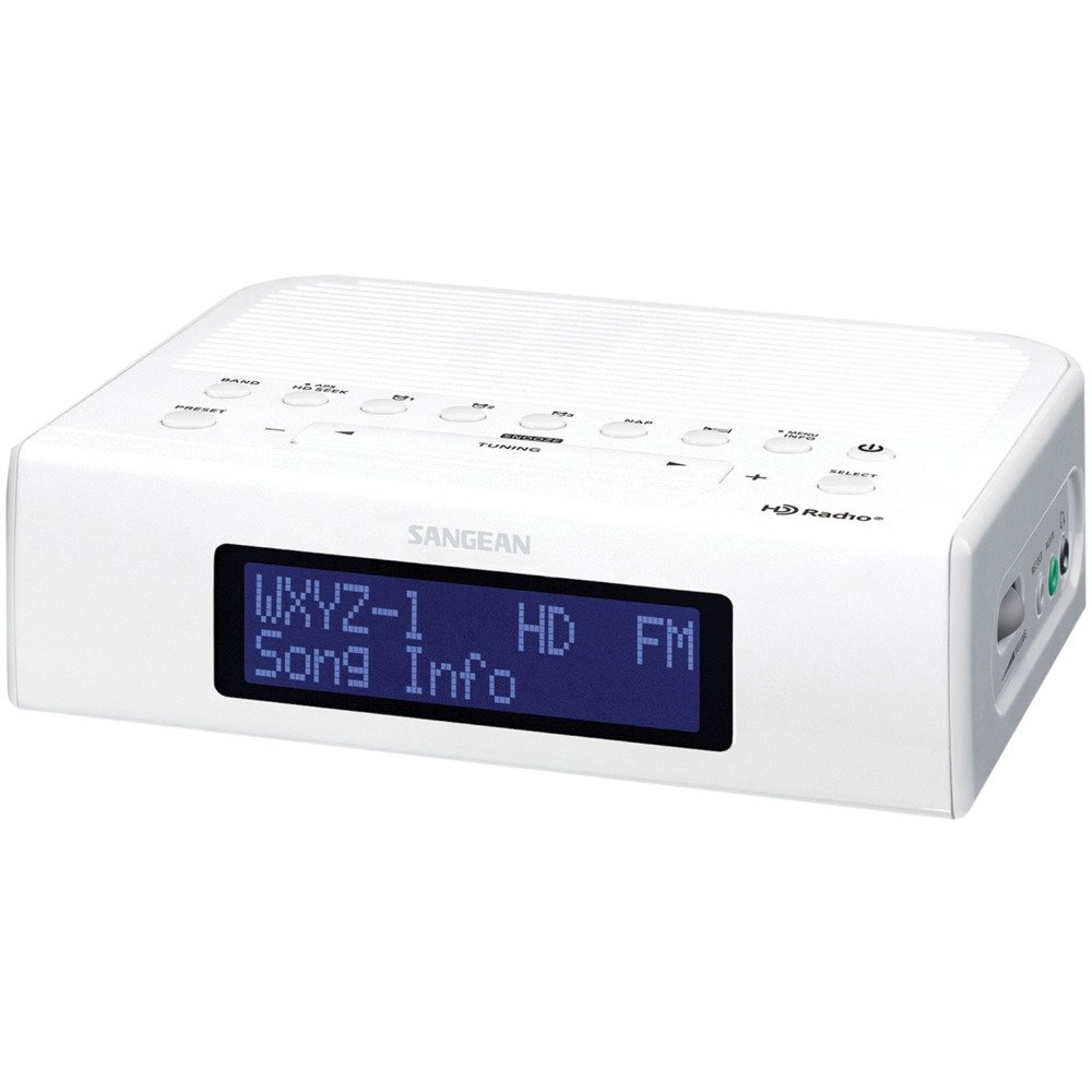 SANGEAN SNGHDR15 HDR-15 AM/FM HD Radio Clock Radio