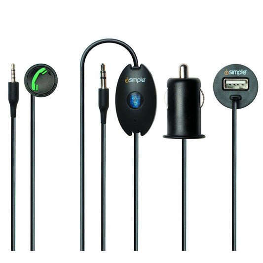 PAC ISBT52 BluStream Bluetooth Streaming Device with Dash Mount & 12 volt plug