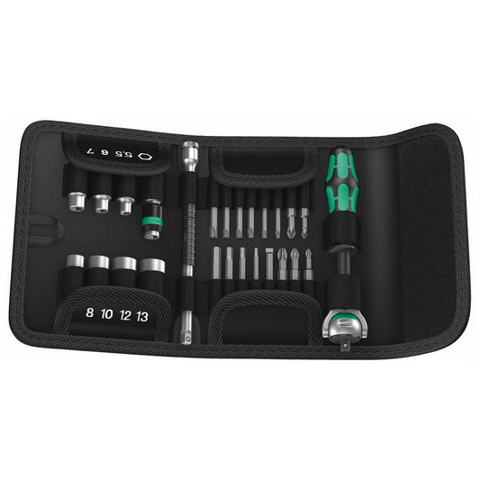 Wera 05051045001 Metric 1/4 Drive Speed Ratchet Set (26-Piece Set)