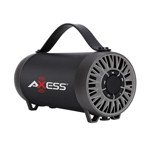 AXESS SPBT1056SL Portable Bluetooth Speaker w/USB FM AUX Rechargeable Battery