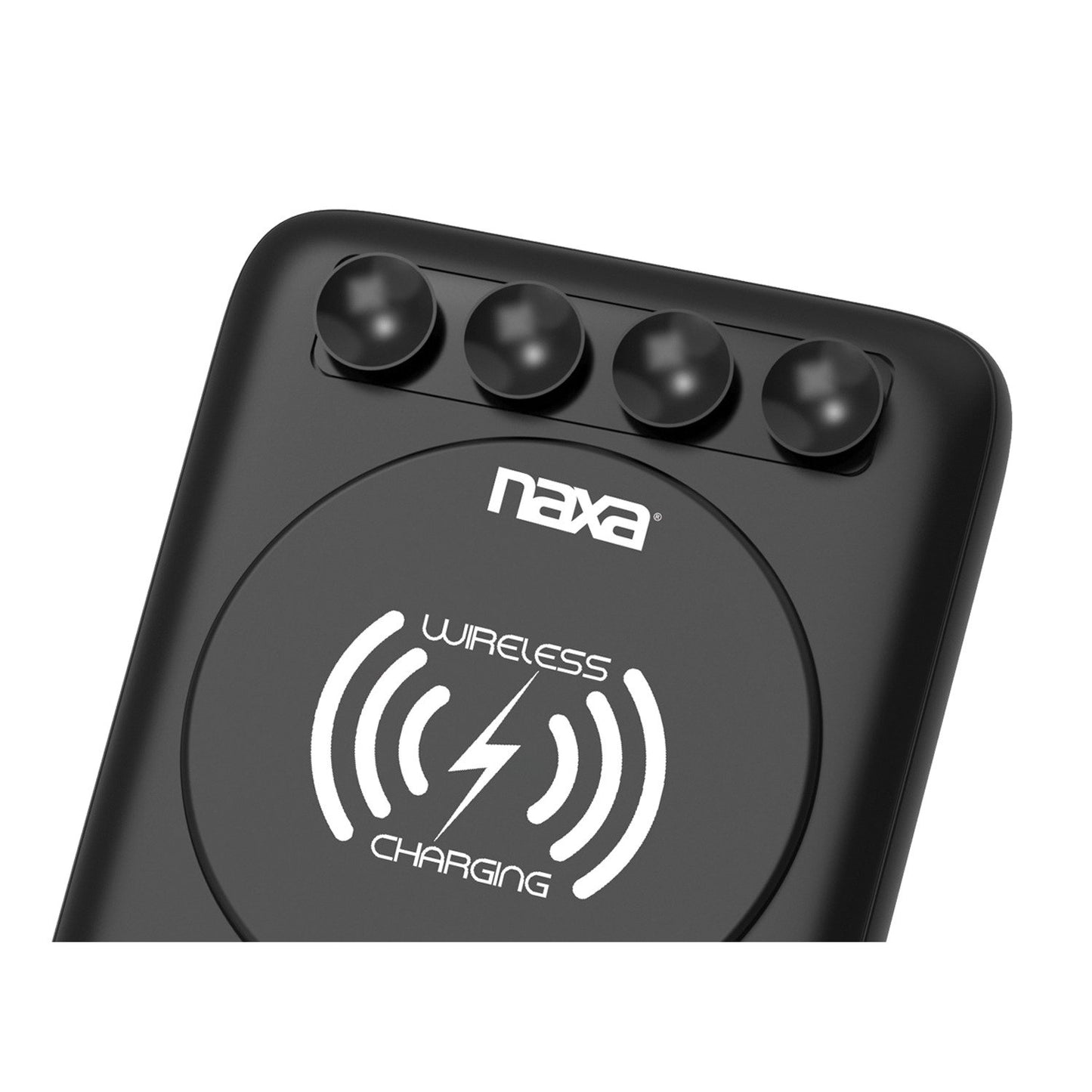 Naxa NAP-55 Ultra-Compact 5,000 mAh Wireless Charging Power Bank w/USB