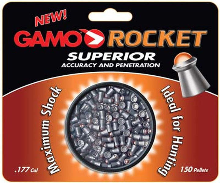 Gamo 632127454 *6321274-C54* Rocket .177 Cal 9.6 Grains Ballistic Tip 150ct