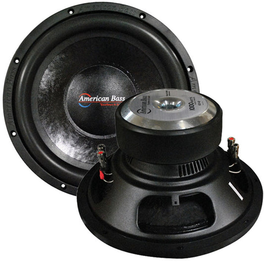 American Bass XD1244 12" 1000 Watt 4 Ohm DVC Subwoofer