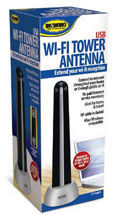 Ideaworks RET7183 Long Range WiFi USB Tower Antenna