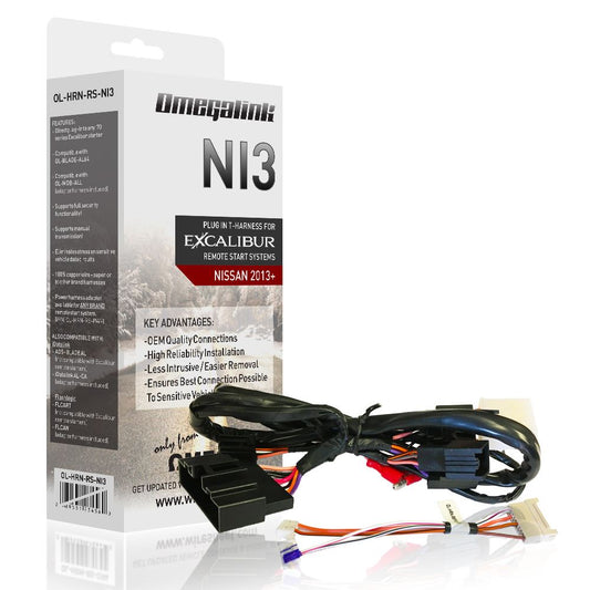 Excalibur OLHRNRSNI3 Analog T-Harness for Select Nissan Models