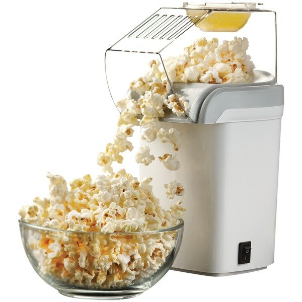 Brentwood Appl. PC-486W 8-Cup Hot-Air Popcorn Maker (White)