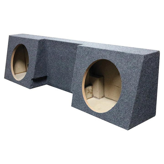 QPower BQGMC102007SCAB 2007 & Up GMC/Chevy Single Cab w/Bucket Seats Dual 10" Enclosure