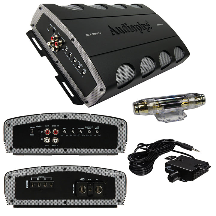 Audiopipe AQX20001 Amplifier D class 2000 Watts Max