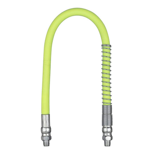 Flexzilla L2915FZSP Grease Hose 3/16" X 18" 1/8" MNPT Ends Spring Guard