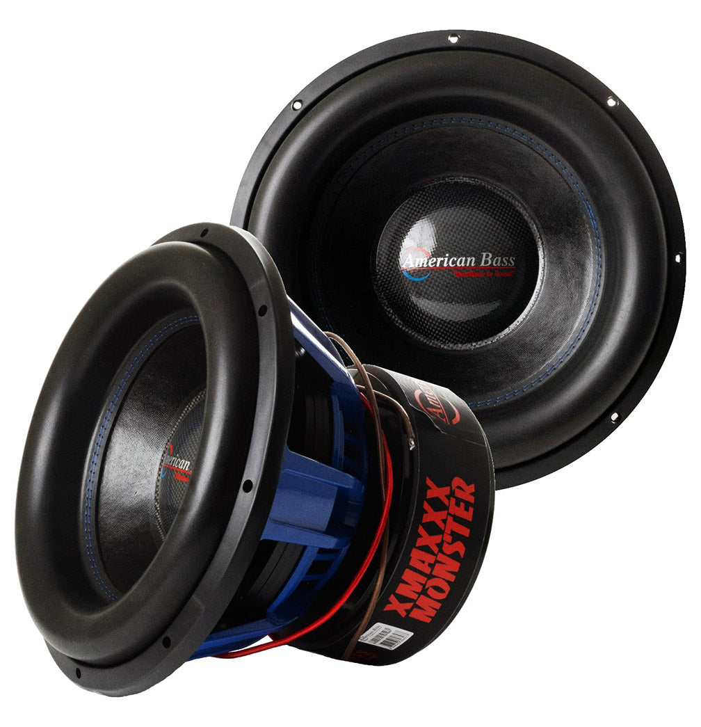 American Bass XMAX1511 Dual 1 Ohm Voice Coil 4250 Watts RMS/ 8500 Watts Max