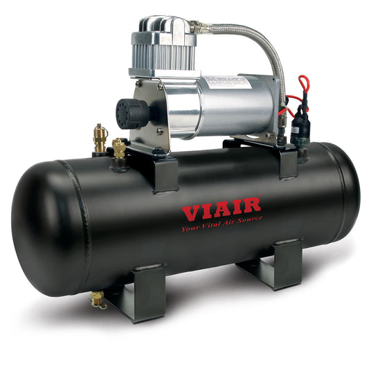 Viair 20005 150 PSI High-Flow Air Source Kit Mounted on 2.5 Gallon Tank