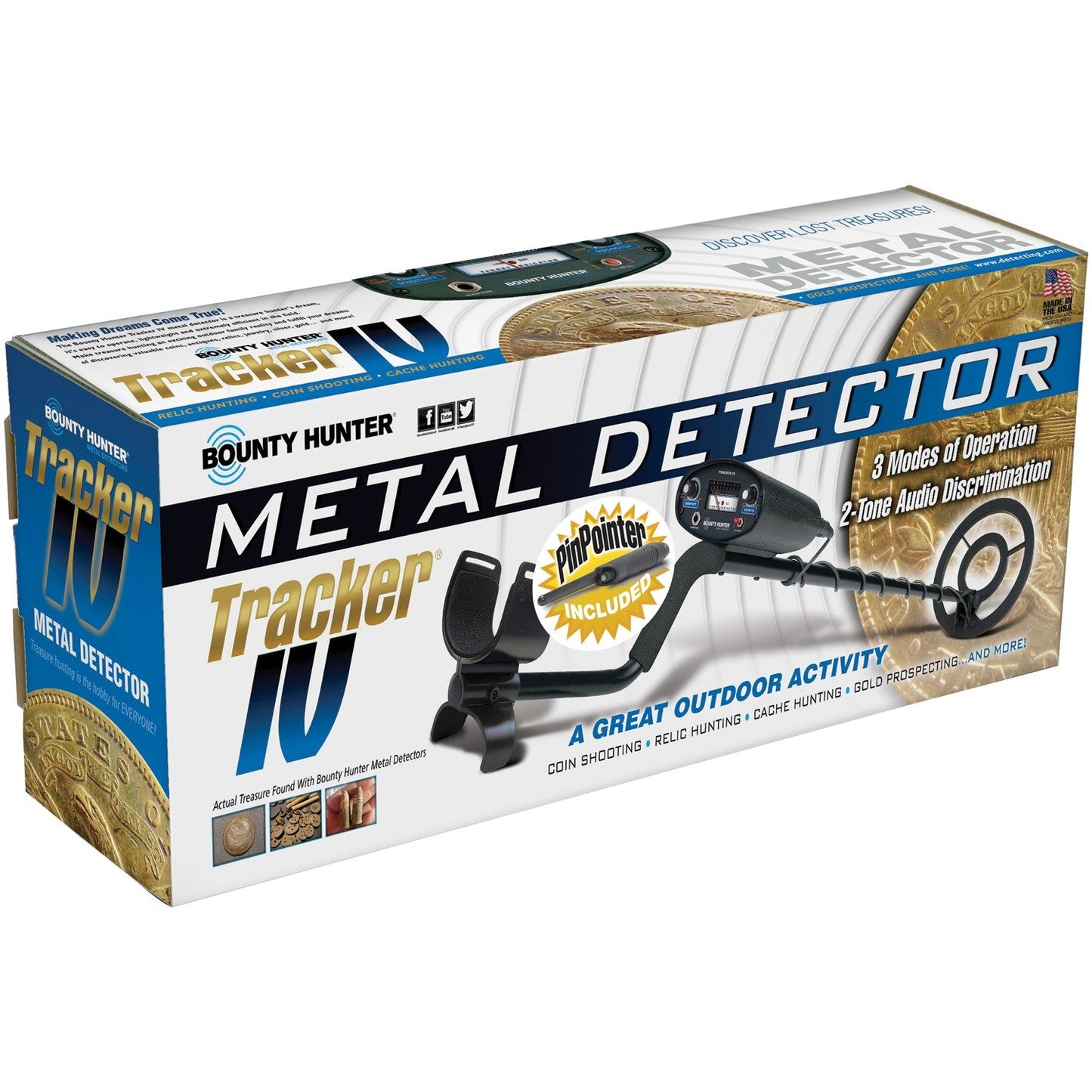 BOUNTY HUNTER TK4GWP1 Tracker IV Metal Detector