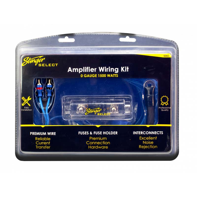 Stinger SSK0 1/0 Gauge Amplifier Wiring Kit