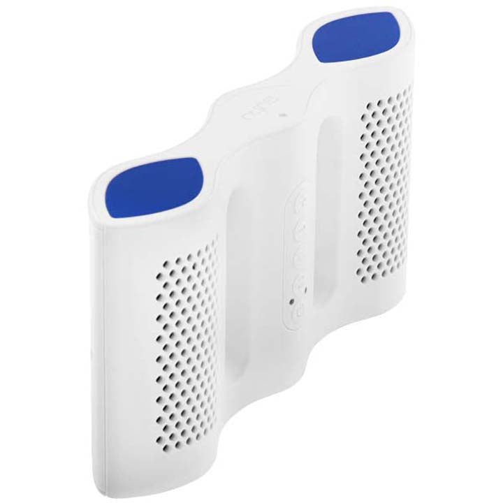 Nyne Aqua AQUAWHITE IPX7 Waterproof Floating Bluetooth Speaker White/Blue