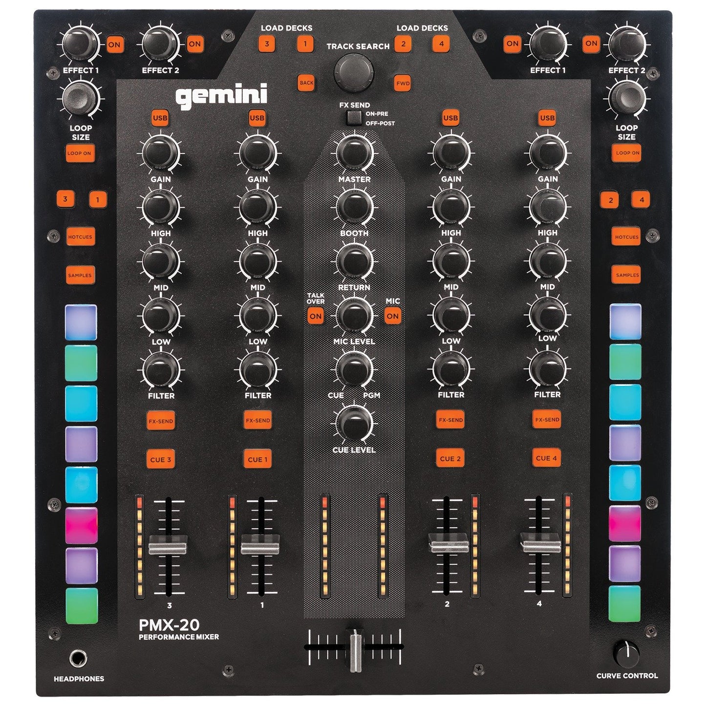 Gemini PMX-20 4-Channel Mixer and Controller