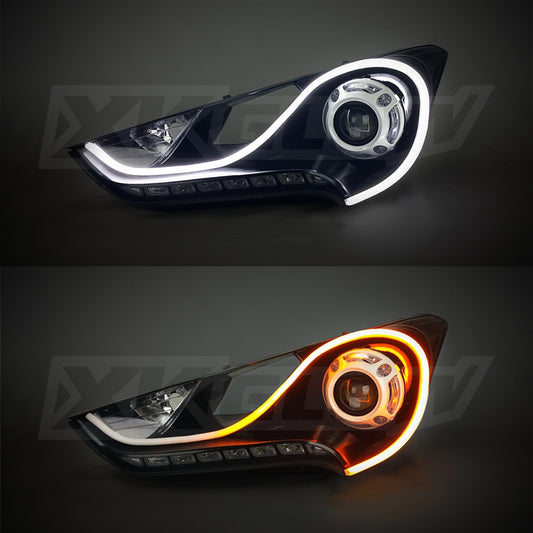 XKGLOW XK04300124 2pc 24" Switchback LED Strip Kit DRL Turnsignal Headlights