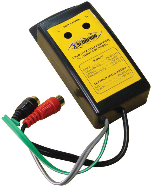XScorpion LC08 2 Channel High/Low Line-Out Adapter