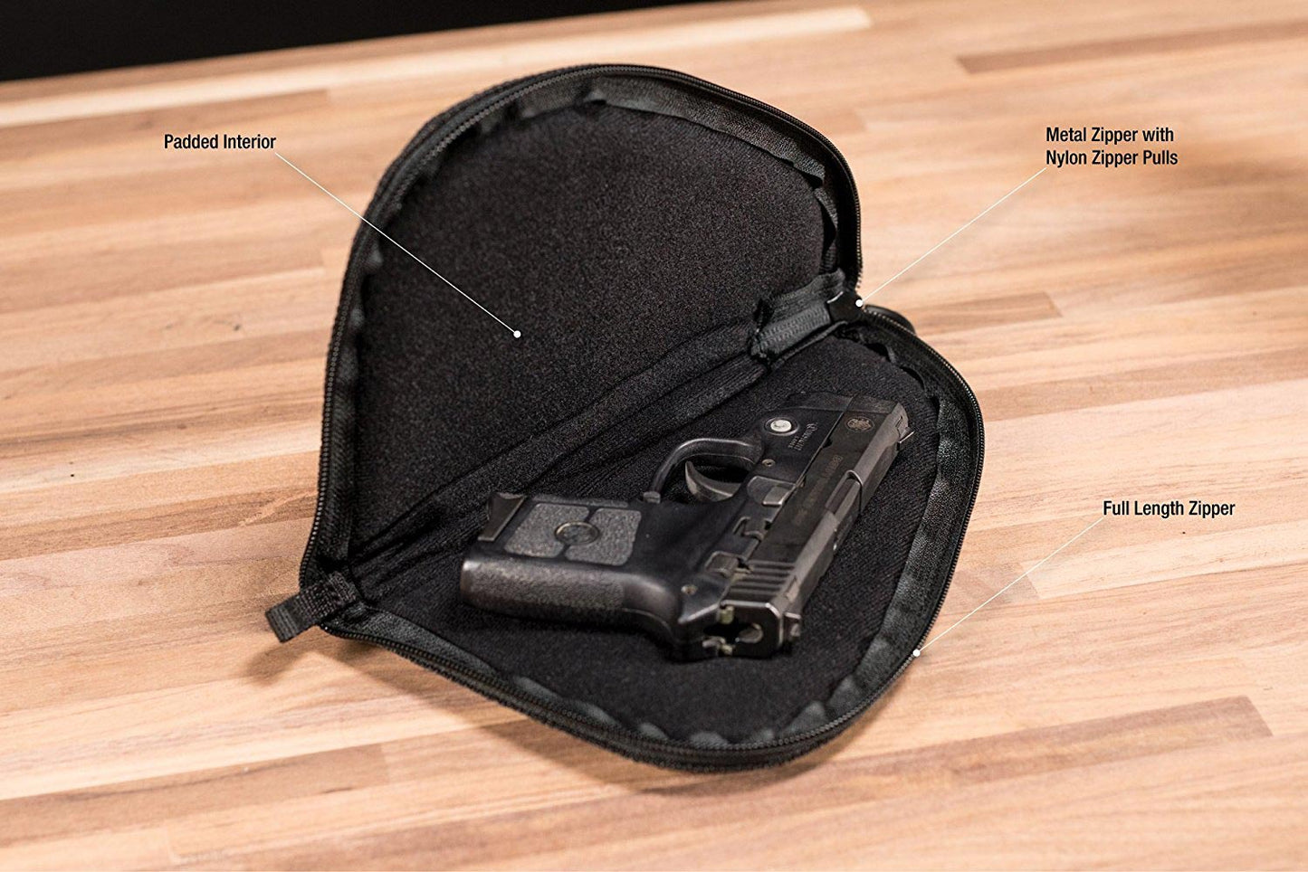 S&W 110019 Defender Pistol Soft Sided Case  Medium