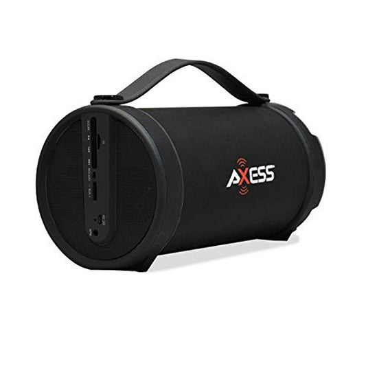 Axess SPBT1033BK Black Portable Bluetooth Indoor Outdoor 2.1 Speaker