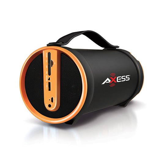 Axess SPBT1033YL Yellow Portable Bluetooth Indoor Outdoor 2.1 Speaker