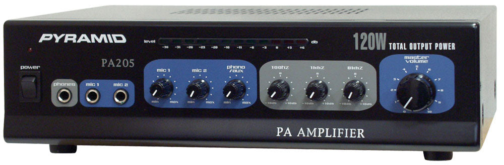 Pyramid PA205 120 Watt Amplifier w/ Microphone input