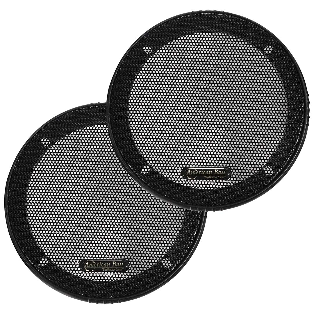 American Bass SQ5G 5 Speaker Grills (Pair)