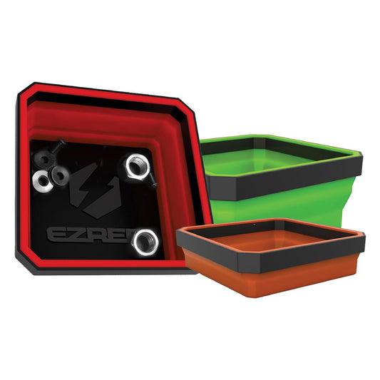 EZRED EZTRAYCLR Collapsible Parts Tray Set of 3