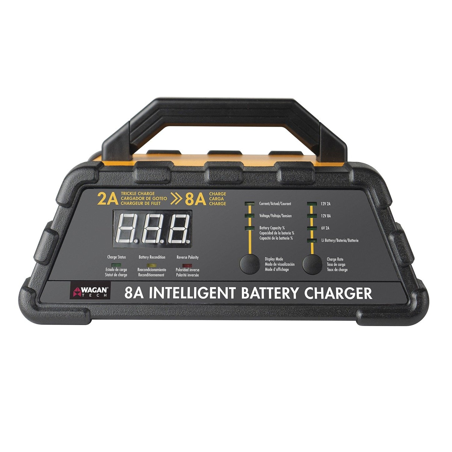 WAGAN TECH WGN7406 8-Amp 6-Stage Intelligent Battery Charger for 6/12V Batteries