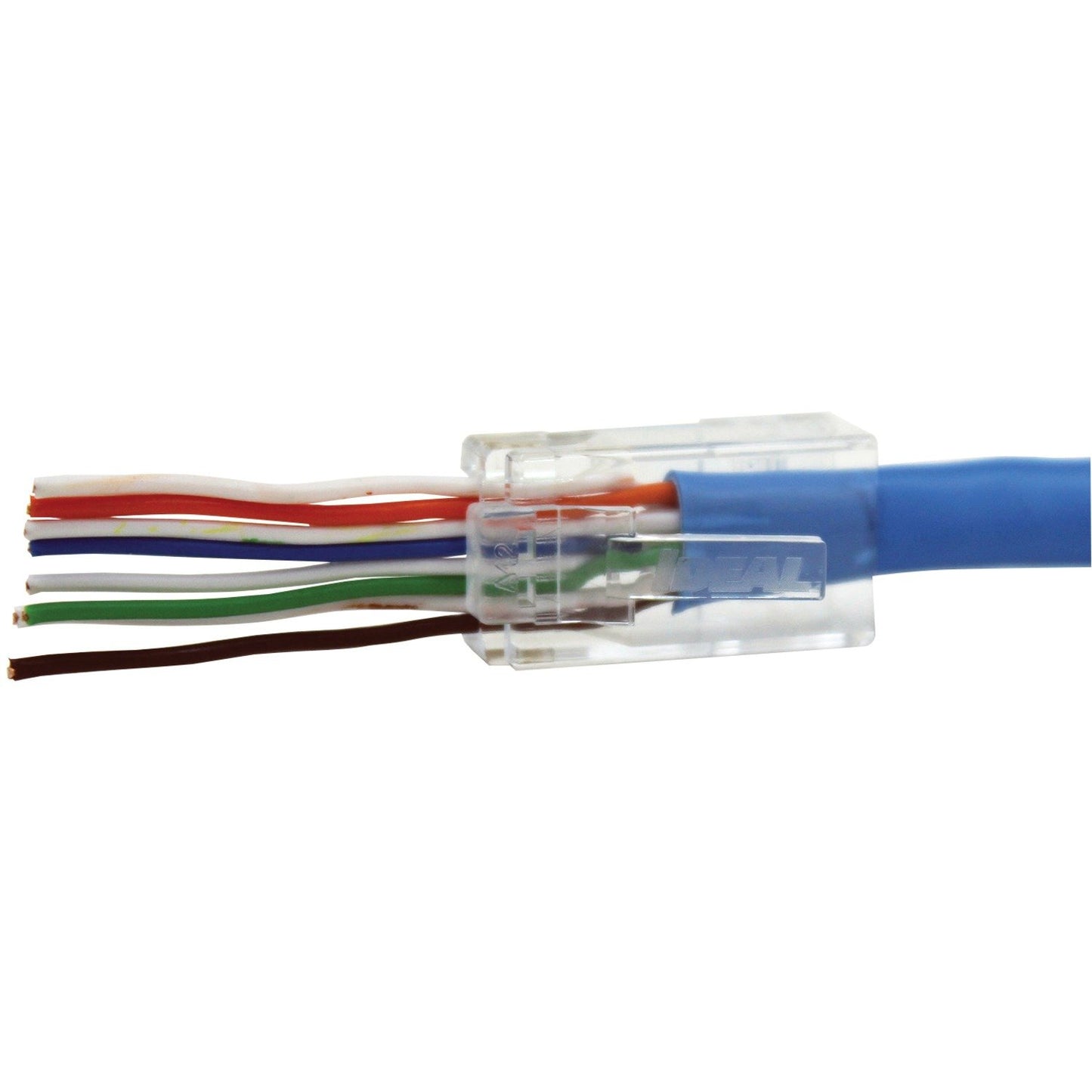 Ideal 85-371 CAT-5E Feed-Thru RJ45 Mod Plugs (50 pk)