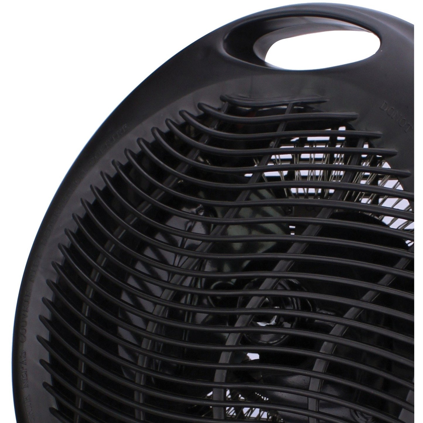 BRENTWOOD H-F301BK Portable Electric Space Heater & Fan (Black)